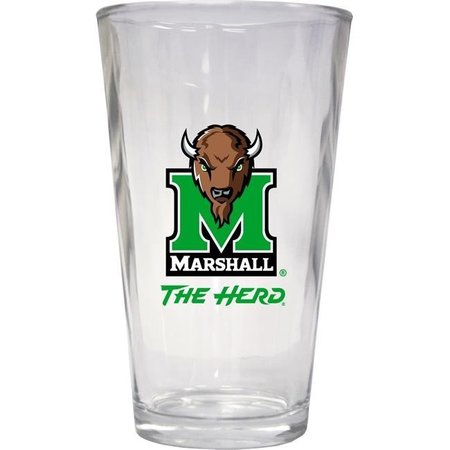 R & R IMPORTS R & R Imports PNT2-C-MAR19 16 oz Marshall Thundering Herd Pint Glass - Pack of 2 PNT2-C-MAR19